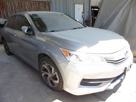 2017 Honda Accord LX Silver Sedan 2.4L AT #A24918